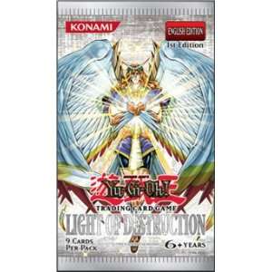  Yu Gi Oh Cards   Light of Destruction   Booster Pack [Toy 