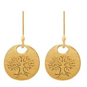  Santosha Gold Tree Earrings Santosha Jewelry Jewelry