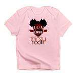 Lil Girl Afro Puffs Long Sleeve Infant T Shirt