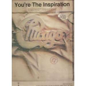  Sheet Music Youre The Inspiration Chicago 77: Everything 
