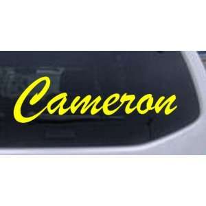  Yellow 42in X 11.2in    Cameron Car Window Wall Laptop 