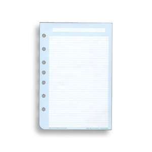  Day Timer Desk Short Trimmed Ruled Sheets   Blue, 91696 