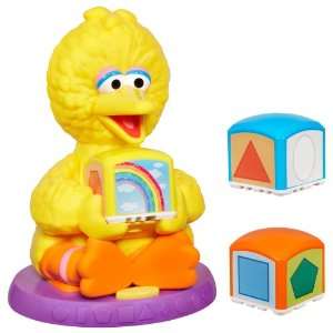  Sesame Street   Big Bird Learn & Color Shape Blocks: Toys 