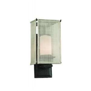   Wall Sconce in Weathered Barck with Wheat Glass glass: Home & Kitchen