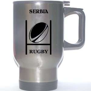  Serbian Rugby Stainless Steel Mug   Serbia: Everything 