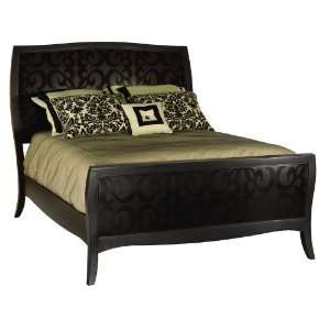   King Belle Noir Collette Bed by Zocalo   Onyx (3202K): Home & Kitchen