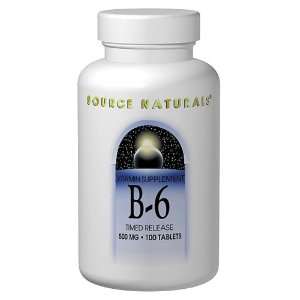    Source Naturals   B 6, 50 mg, 250 tablets: Health & Personal Care