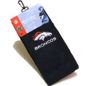  NFL Embroidered Towel   Denver Broncos: Sports & Outdoors