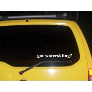  got waterskiing? Funny decal sticker Brand New 