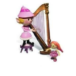  Harpist Girl Elf Figure: Everything Else