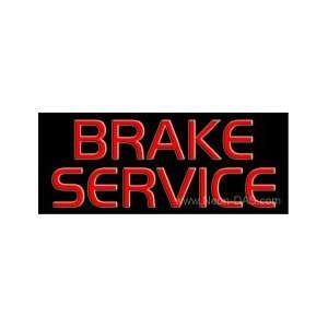 Brake Service Outdoor Neon Sign 13 x 32 