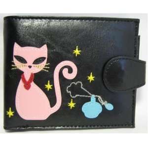  Cat and Magic Lamp Majestic Cat Wallet Black Everything 