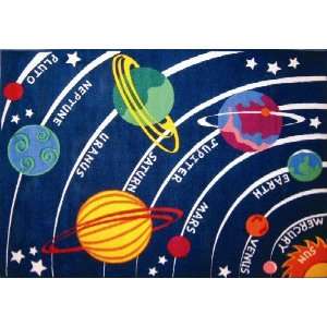  Fun Time   Solar System 8 x 11 Play Rug FT 170 0811: Baby