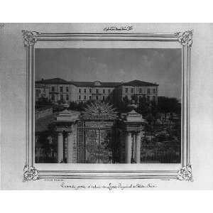  The grand gate of the school Sultani / Abdullah Freres 