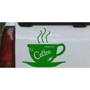 Coffee Cup Cafe Restaurant Business Car Window Wall Laptop Decal 