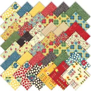  Moda School Days Charm Pack 5 Quilt Squares 21610PP Arts 