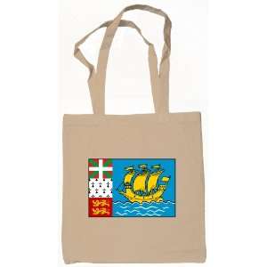  Saint Pierre And Miquelon Flag Tote Bag Natural 