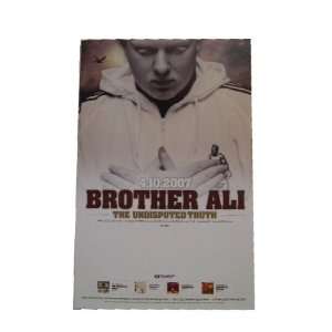  Brother Ali Poster The Undisputed Truth 
