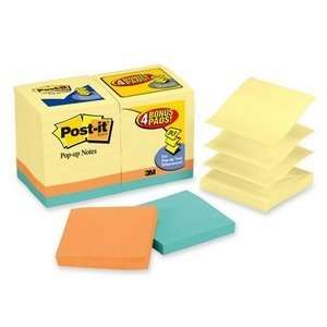  Post it Pop up Note Refill with 4 Bonus Colored Pads 