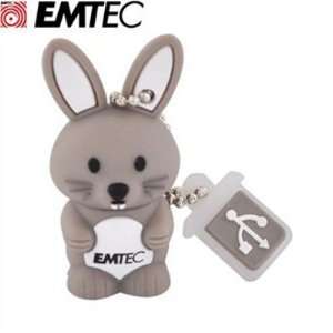  Emtec Animal USB Flash Drive 4GB Bunny: Computers 