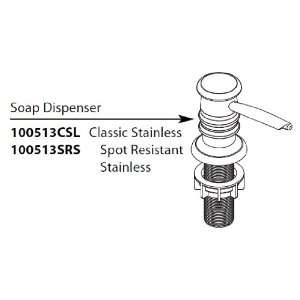   100513 Chrome Soap and Lotion Dispenser Pump 100513: Home & Kitchen