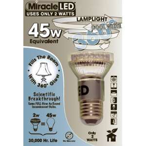  45W LED 360 Degree COOL White Light Bulb (2 pack): Home 