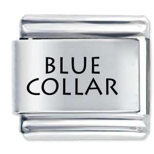  Blue Collar Italian Charms Bracelet Link: Pugster: Jewelry