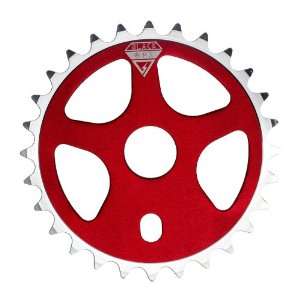  Black Ops Micro Drive 28T Bicycle Chainring   28T Red 