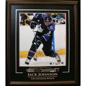   Jack Johnson Signed 16 X 20 Etched Mat Slapshot: Sports & Outdoors