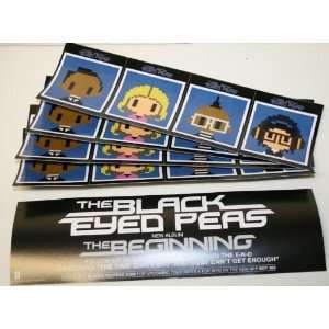  Black Eyed Peas the Beginning 5 Pack Stickers: Everything 