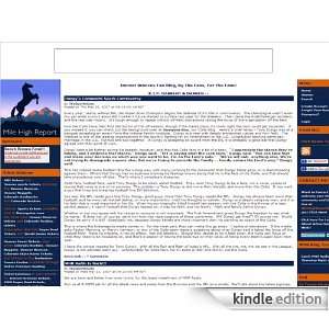  Mile High Report (Broncos): Kindle Store