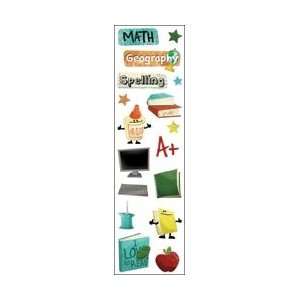  School Clear Stickers 2.5X10 Love To Read