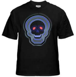  Raving Mega Future Skull Flashing T Shirt #4: Clothing