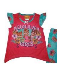 The Chipettes Chipwrecked Girls Pajamas