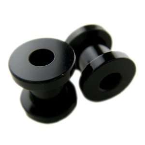 Oreille clous en acrylique noir; 6mm Toys & Games