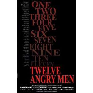  Twelve Angry Men Poster Broadway Theater Play 27x40