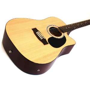  12 STRING ACOUSTIC / ELECTRIC GUITAR   NATURAL FINISH 