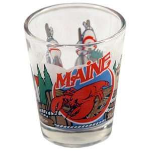  Maine Shot Glass 2.25H X 2 W 3 View Case Pack 96 
