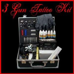  3 Gun Tattoo Machine Kit: Everything Else