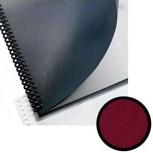  Regency Leatherette Covers   15pt Maroon   8.5 x 11 