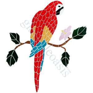   Parrot Pool Accents Red Pool Glossy Ceramic   16135: Home Improvement