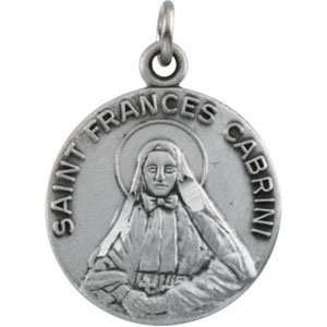   18.00 MM St. Francis Cabrini Medal With 18.00 Inch Chain Jewelry