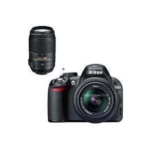   D3100 Digital SLR Camera & 18 55mm G VR DX AF S & 55 200mm Zoom Lens