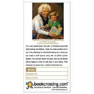  Plus Kit   Reading is for Young & Old bookplates (enough 