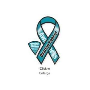  Ovarian Cancer Awareness 8 Ribbon Car Magnet Automotive