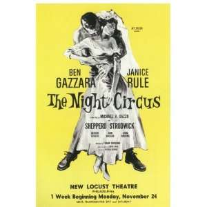   Circus, The Poster (Broadway) (14 x 22 Inches   36cm x 56cm) (1958