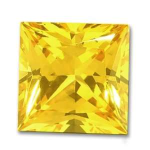   Created Cultured Yellow Sapphire Color #2 Weighs .40 .48 Ct.: Jewelry