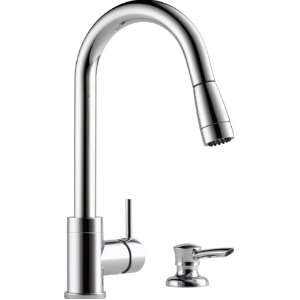 Peerless P188104LF SD Apex Integrated Pull Down Kitchen Faucet with 