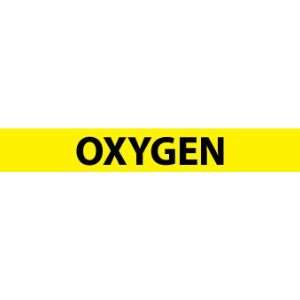  PIPE MARKERS OXYGEN 1X9 1/2 CAPHEIGHT VINYL