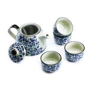  Ceramic Tea Set   Floral 